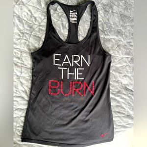 Nike athletic cut tank top XS